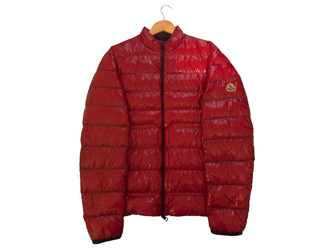 Moncler Jacket Men Red Agar Jacket Size 3 Size L No Defects Moncler Puffer - view 4
