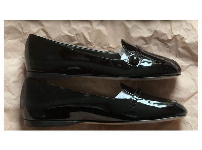 Schwarze Lackschuhe von Miu Miu - Ansicht 7
