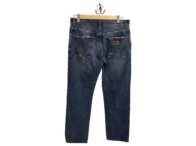 Pantaloni in denim Dolce & Gabbana Blu - vista 4
