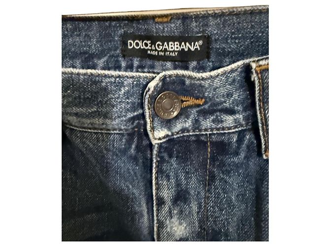 Pantaloni in denim Dolce & Gabbana Blu - vista 5