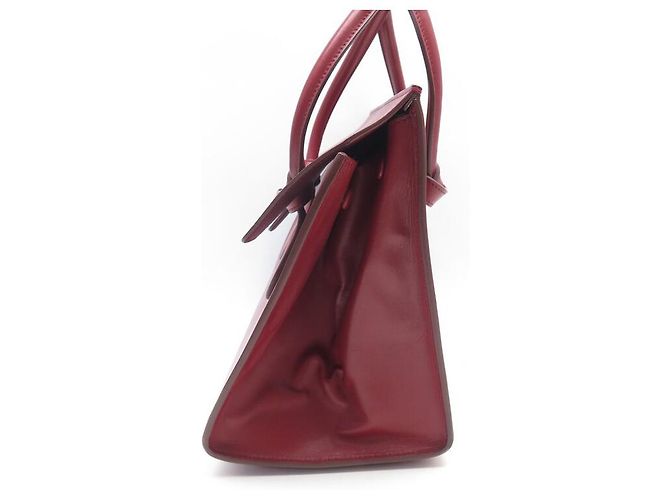 Céline BOLSA DE MÃO CELINE TIE BAG MINI COURO VERMELHO 25CM - vista 4