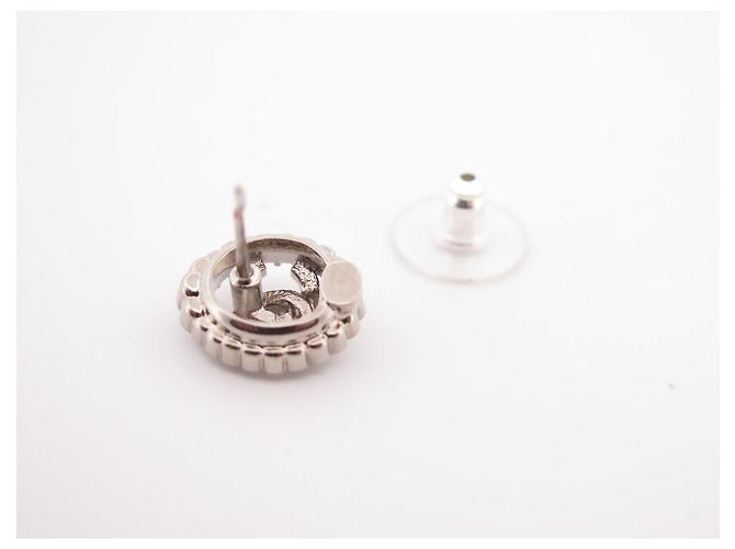 NEUN CHANEL STECKOHRRINGE CC LOGO STRASS SILBERMETALL - Ansicht 5