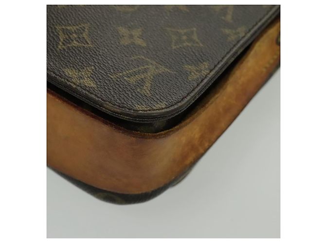 LOUIS VUITTON Monogram Cartouchiere MM Borsa a Spalla M51253 LV Auth bs19087 Monogramma - vista 18