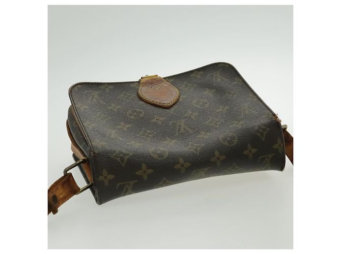 LOUIS VUITTON Monogram Cartouchiere MM Borsa a Spalla M51253 LV Auth bs19087 Monogramma - vista 7
