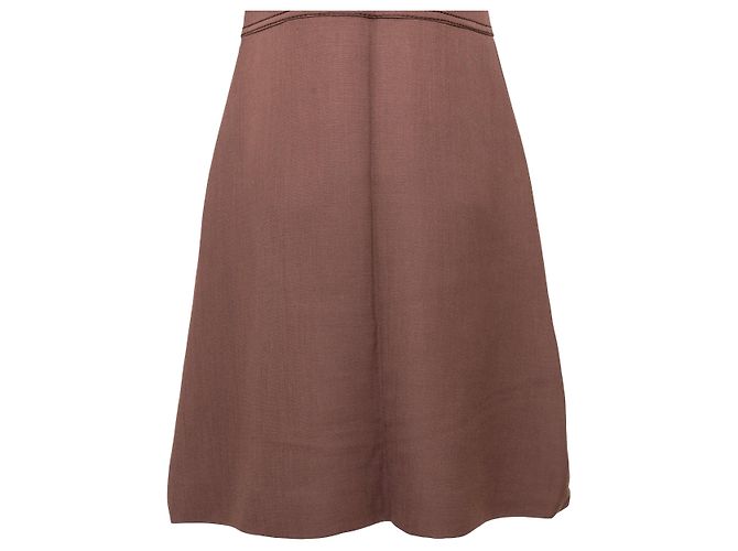 Autre Marque Réty Couture Etuikleid Braun - Ansicht 10