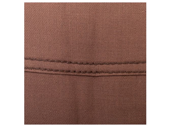 Autre Marque Réty Couture Etuikleid Braun - Ansicht 13