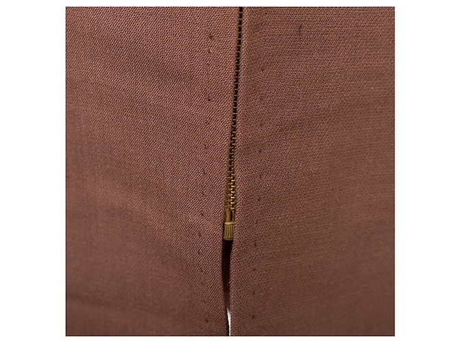 Autre Marque Réty Couture Etuikleid Braun - Ansicht 14