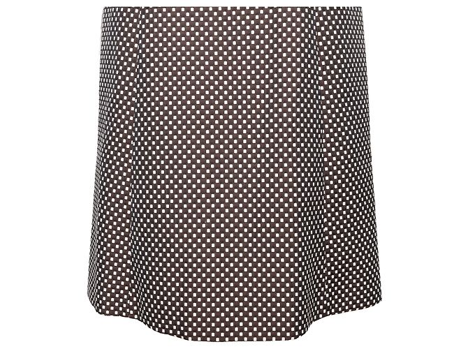 Set di abito e giacca a scacchi Moschino Marrone - vista 10