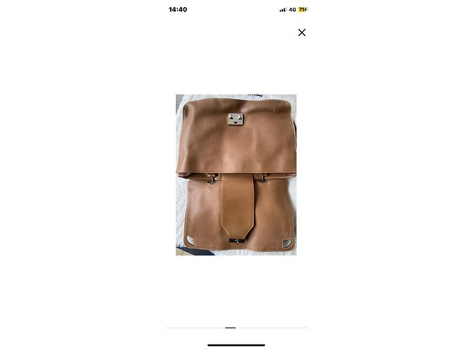 Cartier Marcelo Handtasche aus Leder Camel Kamel - Ansicht 4