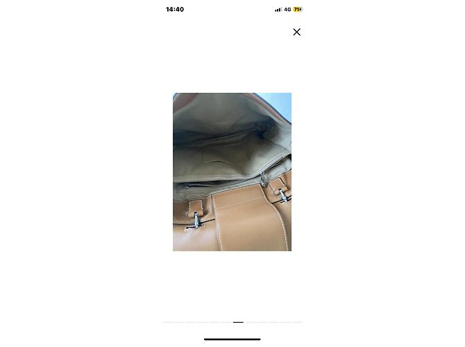 Cartier Marcelo Handtasche aus Leder Camel Kamel - Ansicht 6