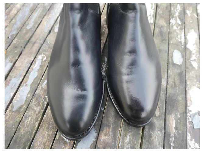 boots élastique paraboot box noir 45 - vue 2