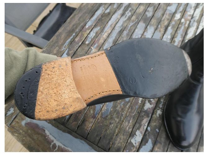 boots élastique paraboot box noir 45 - vue 4