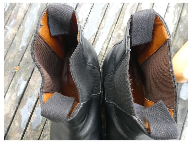 boots élastique paraboot box noir 45 - vue 6