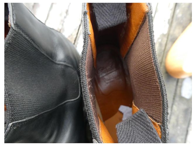 boots élastique paraboot box noir 45 - vue 7