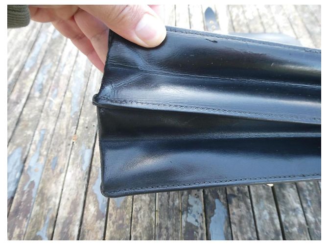vintage Hermès messenger bag Black - view 10