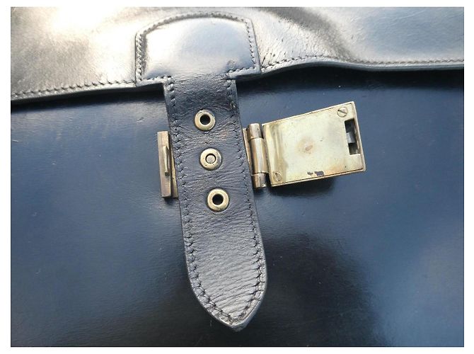 vintage Hermès messenger bag Black - view 3