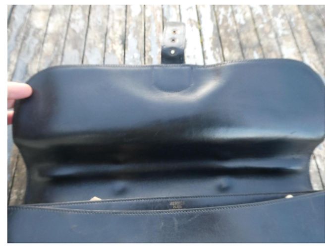 vintage Hermès messenger bag Black - view 4