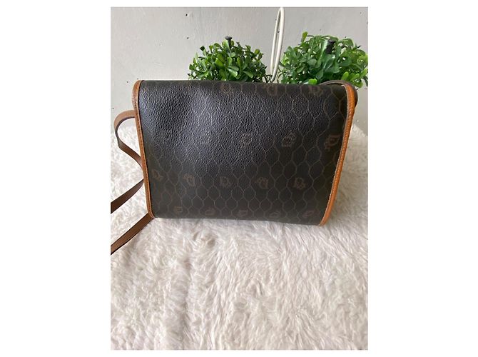 Borsa Christian Dior Tela a nido d'ape Marrone - vista 2