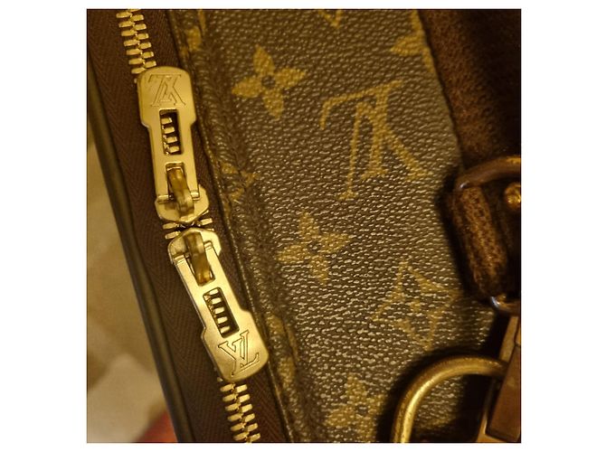 Trolley monogram Louis Vuitton Marrone - vista 3