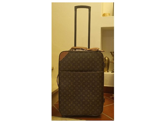 Trolley monogram Louis Vuitton Marrone - vista 7