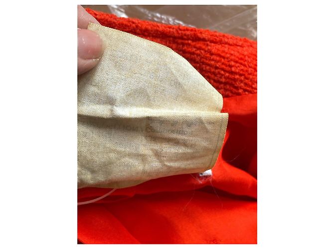 Chanel Tweed Jacke Koralle Orange Größe 40 - Ansicht 13