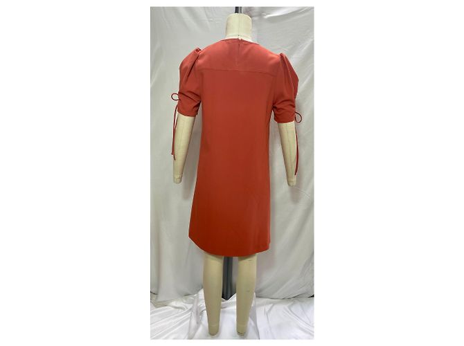 Abito con maniche legate See By Chloé in poliestere rosso - vista 8