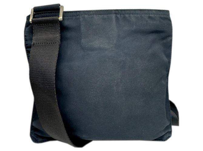 Pochette in nylon blu navy Prada - vista 2