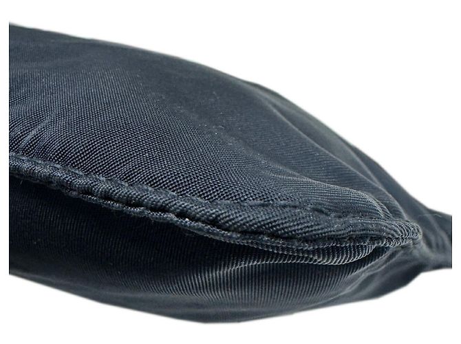 Pochette in nylon blu navy Prada - vista 4
