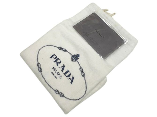 Pochette in nylon blu navy Prada - vista 9