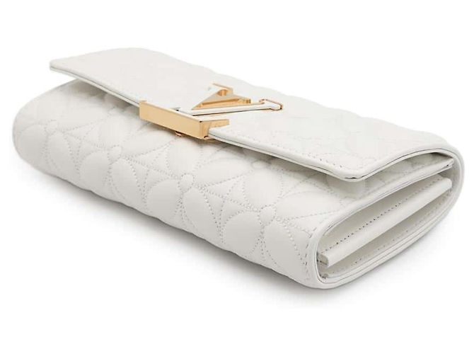 Portafoglio Lungo Capucines Monogramma Fiore Louis Vuitton Bianco - vista 2