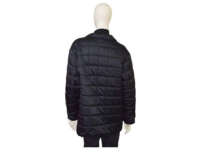 MCM Pufferjacke Schwarz Gesteppt Polyester Größe 38 - Ansicht 2
