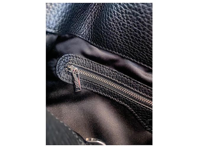 Borsa shopping in pelle Tod's nera Nero - vista 2