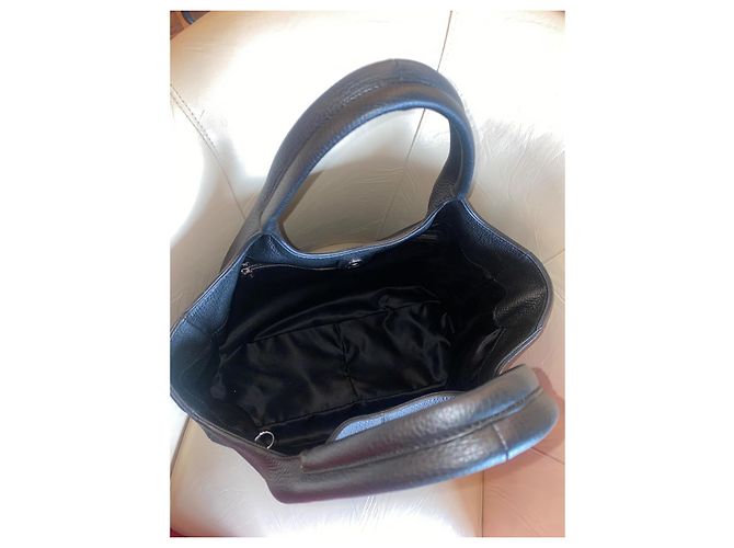 Borsa shopping in pelle Tod's nera Nero - vista 5