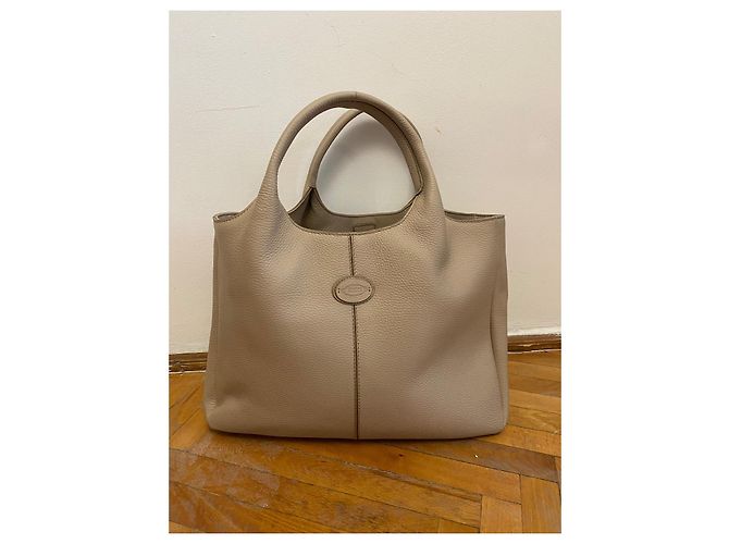 Borsa in pelle Tod's beige - vista 2