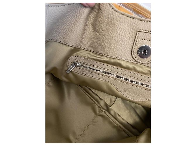 Borsa in pelle Tod's beige - vista 5