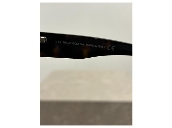 Occhiali da sole BALENCIAGA T. Plastica Marrone - vista 8
