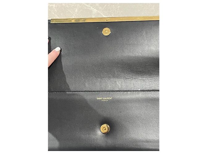 Borse a mano SAINT LAURENT T. Pelle Nero - vista 3