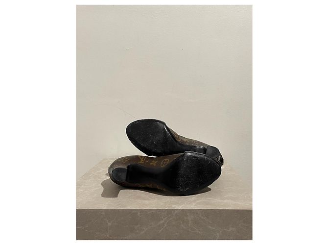 LOUIS VUITTON Stiefeletten T.EU 37.5 Stoff Braun - Ansicht 6