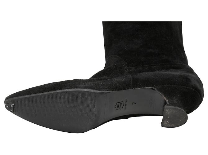 Botas FENDI T.US 7 de ante Negro - vista 5