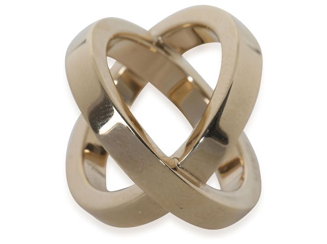 Ring Anello per sciarpa placcato oro Hermès Cosmos - vista 2