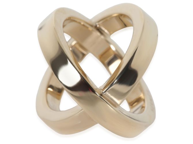Ring Anello per sciarpa placcato oro Hermès Cosmos - vista 4