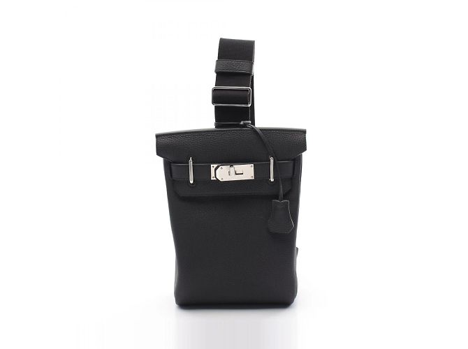 Hermès Sac de taille Hermes Kelly Akkad PM Noir - vue 2