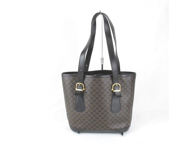 Borsa a mano Céline nera in PVC Nero - vista 2