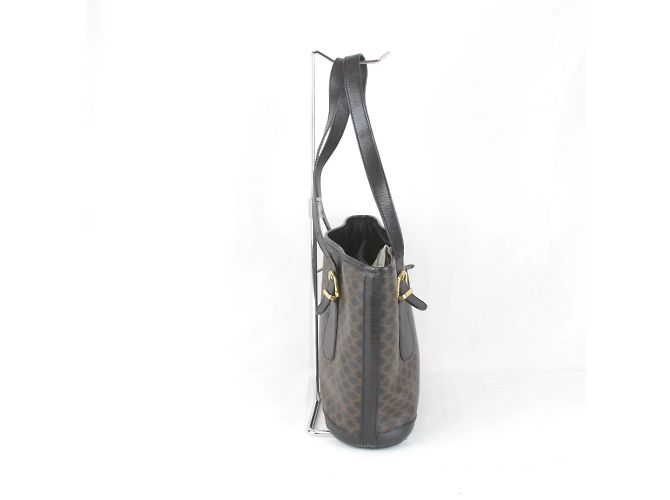 Borsa a mano Céline nera in PVC Nero - vista 3