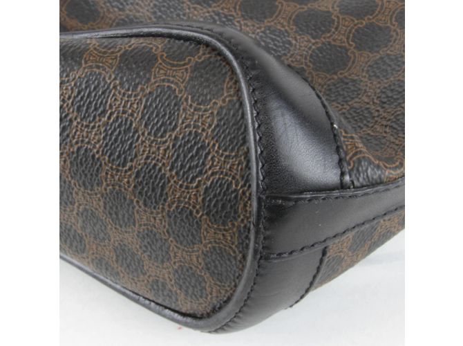 Borsa a mano Céline nera in PVC Nero - vista 6