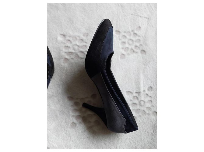 Décolleté KOOKAÏ in scamosciato nero grigio blu navy Taglia 38 - vista 7