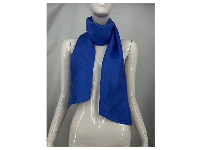 Damask Lavallière von Hermès Blau - Ansicht 2