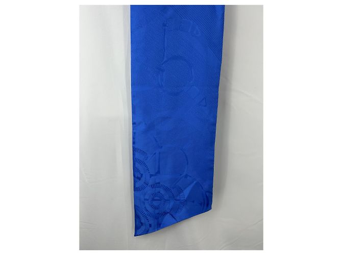 Damask Lavallière von Hermès Blau - Ansicht 3