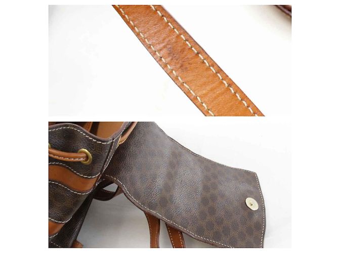 Céline Celine brauner Leder-Rucksack - Ansicht 10