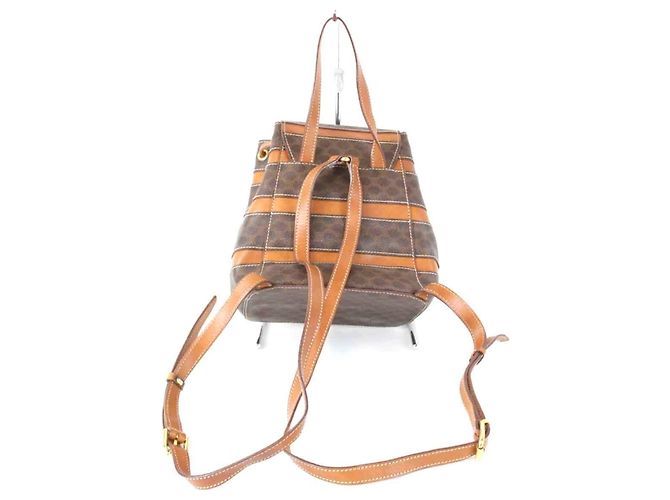 Céline Celine brauner Leder-Rucksack - Ansicht 2